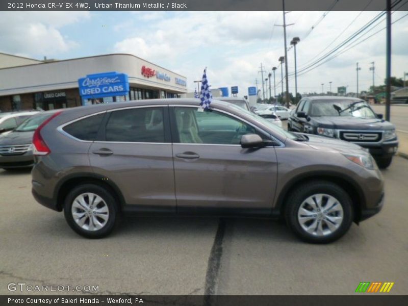 Urban Titanium Metallic / Black 2012 Honda CR-V EX 4WD