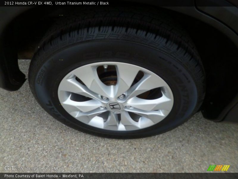 Urban Titanium Metallic / Black 2012 Honda CR-V EX 4WD