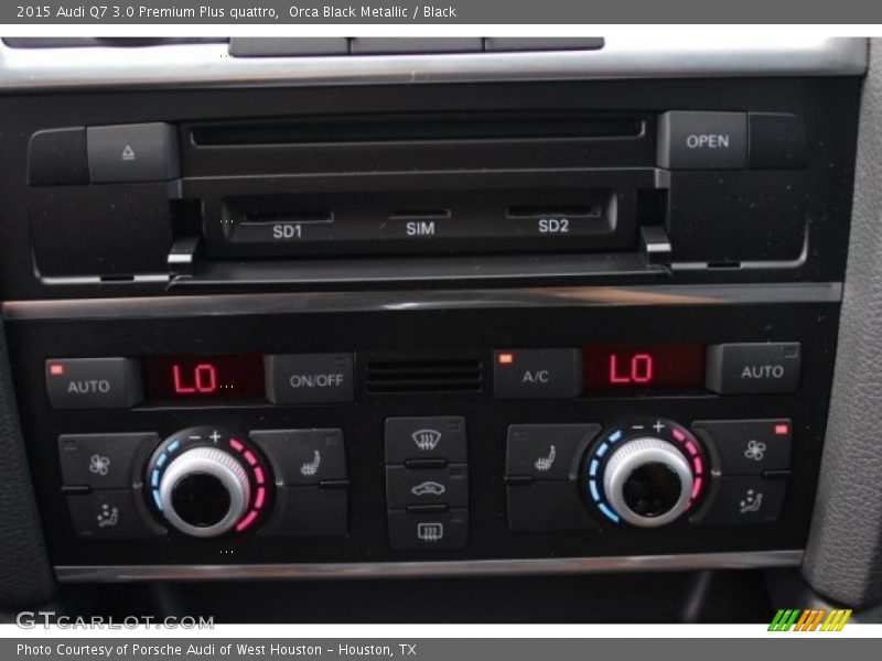 Controls of 2015 Q7 3.0 Premium Plus quattro