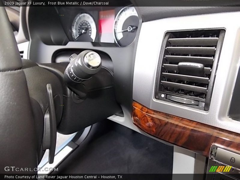 Frost Blue Metallic / Dove/Charcoal 2009 Jaguar XF Luxury