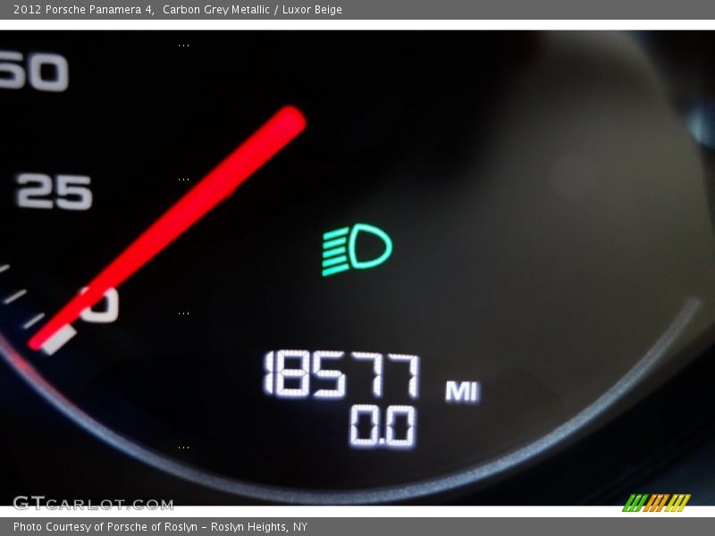 Carbon Grey Metallic / Luxor Beige 2012 Porsche Panamera 4
