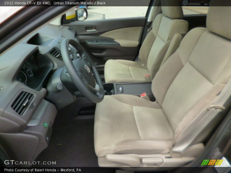 Urban Titanium Metallic / Black 2012 Honda CR-V EX 4WD