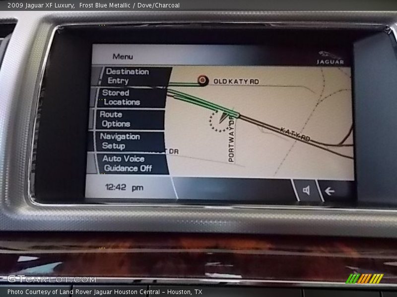 Frost Blue Metallic / Dove/Charcoal 2009 Jaguar XF Luxury