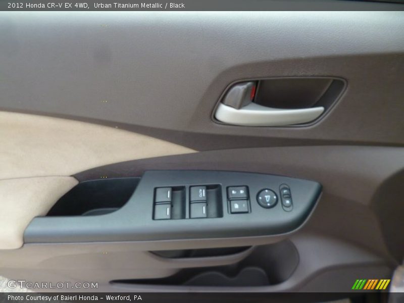Urban Titanium Metallic / Black 2012 Honda CR-V EX 4WD