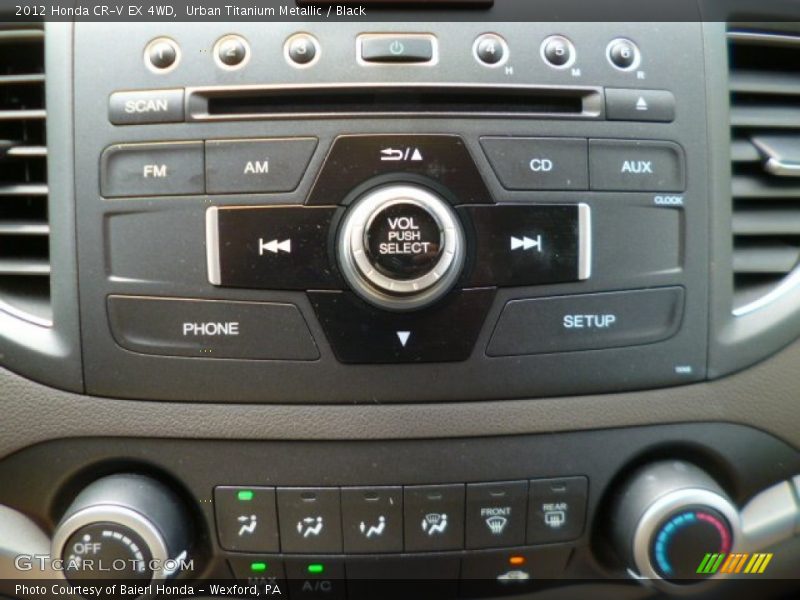 Urban Titanium Metallic / Black 2012 Honda CR-V EX 4WD