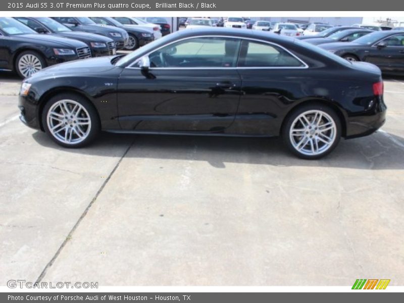 Brilliant Black / Black 2015 Audi S5 3.0T Premium Plus quattro Coupe