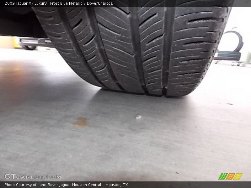 Frost Blue Metallic / Dove/Charcoal 2009 Jaguar XF Luxury