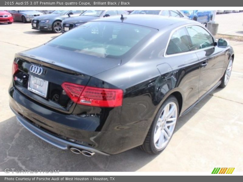 Brilliant Black / Black 2015 Audi S5 3.0T Premium Plus quattro Coupe