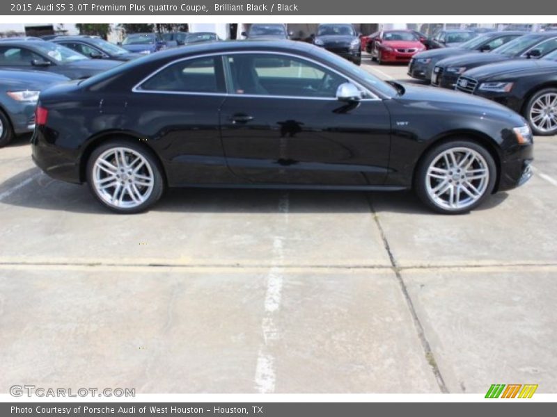 Brilliant Black / Black 2015 Audi S5 3.0T Premium Plus quattro Coupe