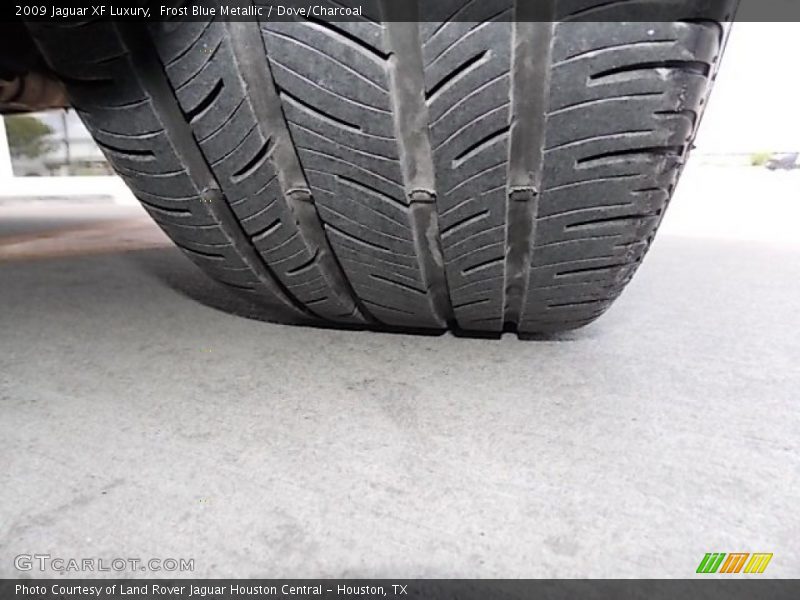 Frost Blue Metallic / Dove/Charcoal 2009 Jaguar XF Luxury