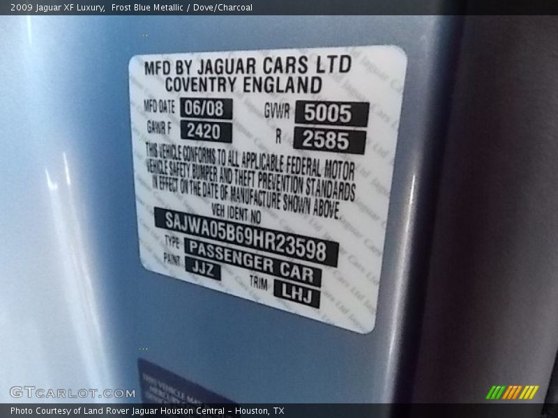 JJZ - 2009 Jaguar XF Luxury