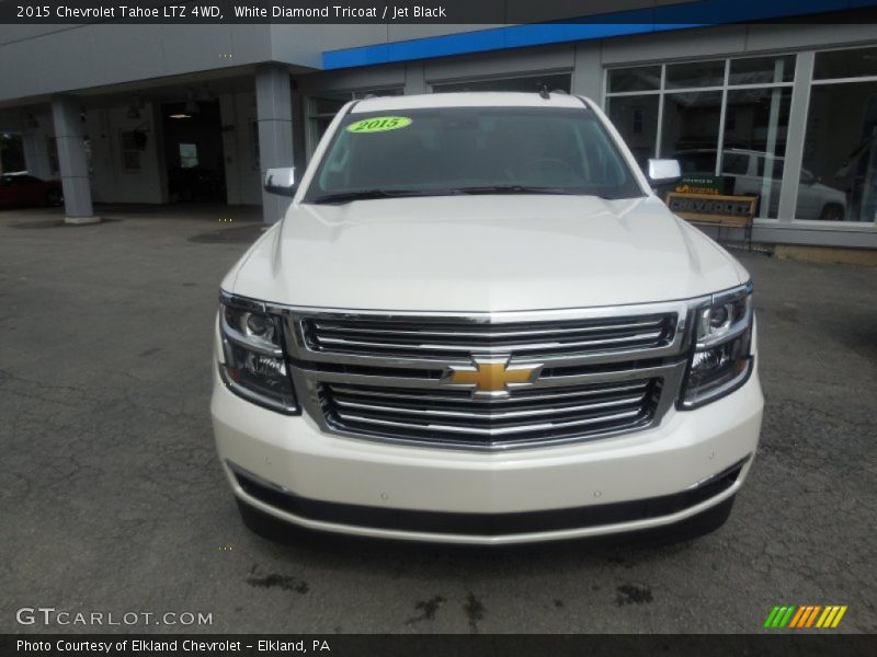 White Diamond Tricoat / Jet Black 2015 Chevrolet Tahoe LTZ 4WD