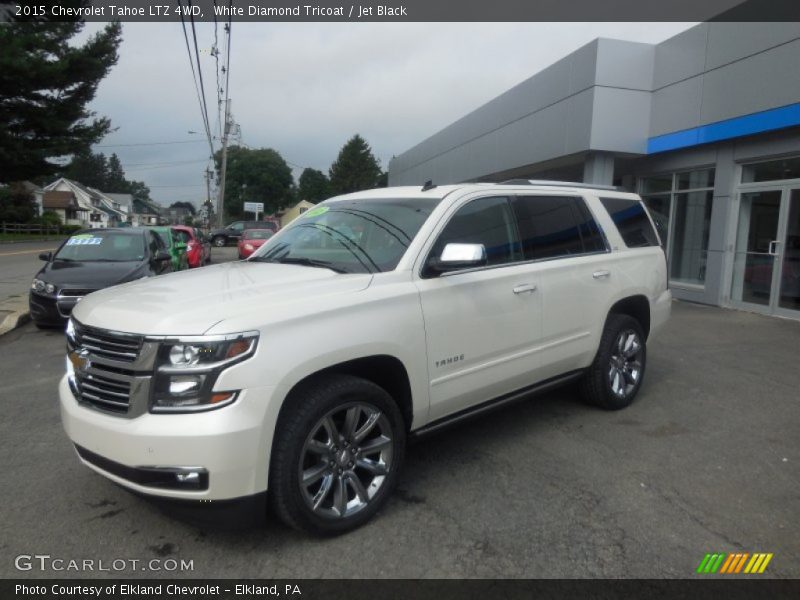 White Diamond Tricoat / Jet Black 2015 Chevrolet Tahoe LTZ 4WD