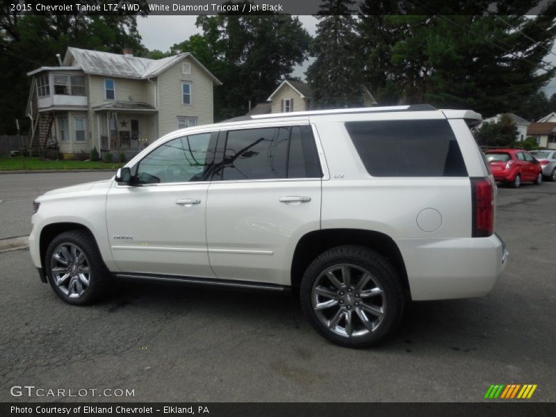 White Diamond Tricoat / Jet Black 2015 Chevrolet Tahoe LTZ 4WD