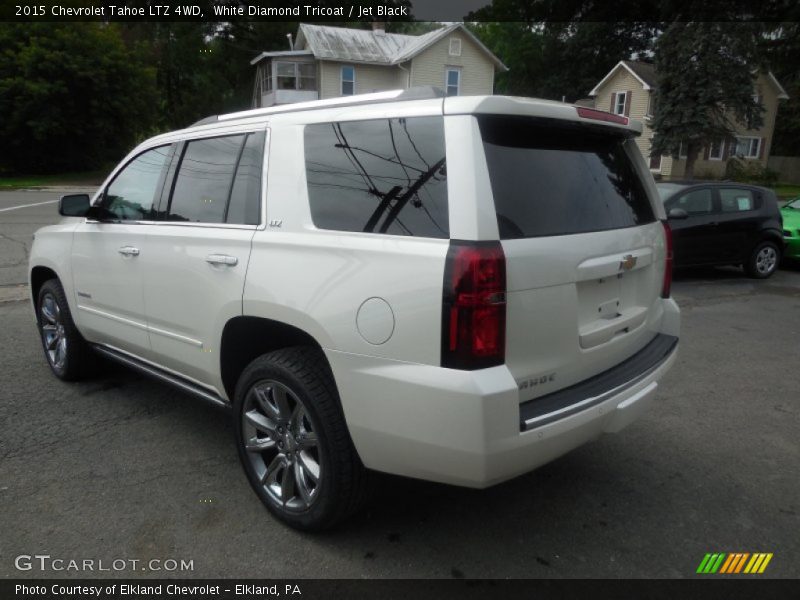 White Diamond Tricoat / Jet Black 2015 Chevrolet Tahoe LTZ 4WD