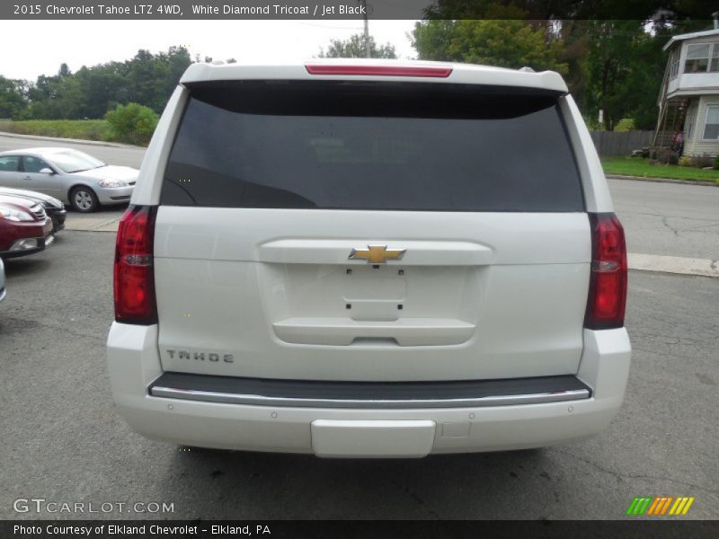 White Diamond Tricoat / Jet Black 2015 Chevrolet Tahoe LTZ 4WD