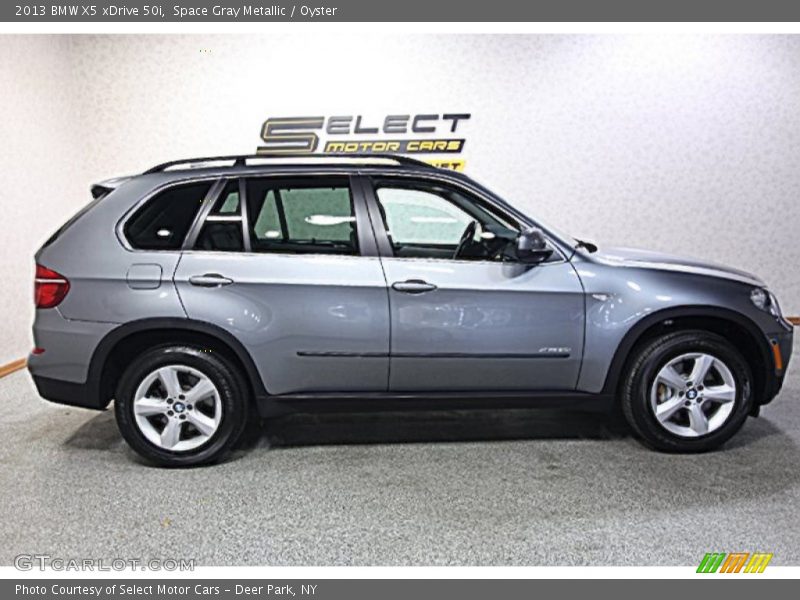 Space Gray Metallic / Oyster 2013 BMW X5 xDrive 50i