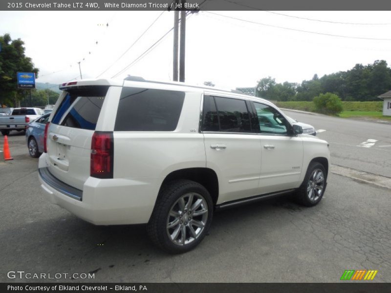 White Diamond Tricoat / Jet Black 2015 Chevrolet Tahoe LTZ 4WD
