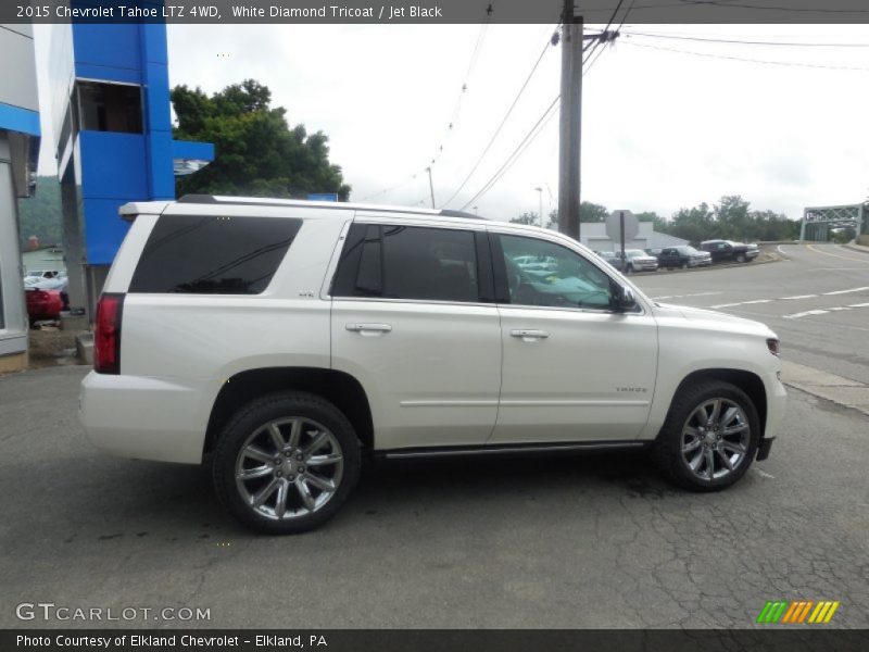White Diamond Tricoat / Jet Black 2015 Chevrolet Tahoe LTZ 4WD