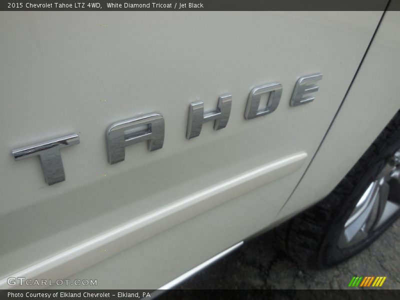White Diamond Tricoat / Jet Black 2015 Chevrolet Tahoe LTZ 4WD