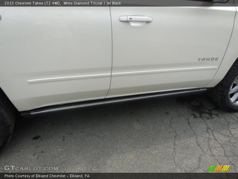 White Diamond Tricoat / Jet Black 2015 Chevrolet Tahoe LTZ 4WD
