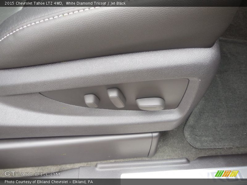 White Diamond Tricoat / Jet Black 2015 Chevrolet Tahoe LTZ 4WD