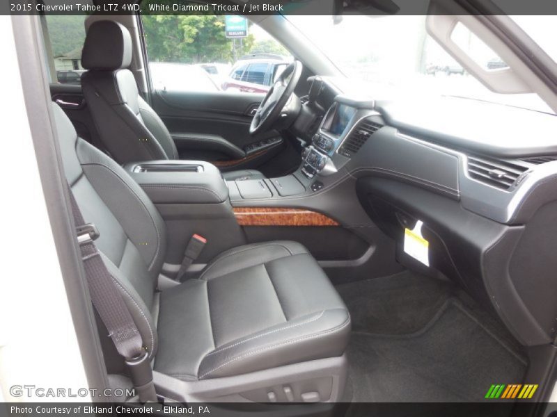 White Diamond Tricoat / Jet Black 2015 Chevrolet Tahoe LTZ 4WD