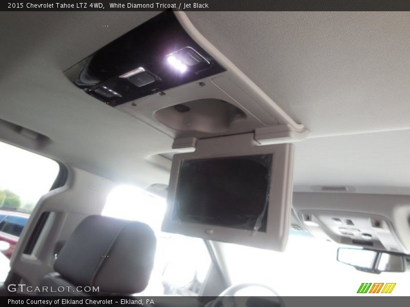 White Diamond Tricoat / Jet Black 2015 Chevrolet Tahoe LTZ 4WD