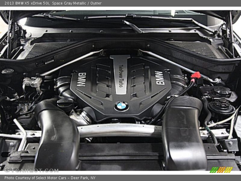 Space Gray Metallic / Oyster 2013 BMW X5 xDrive 50i