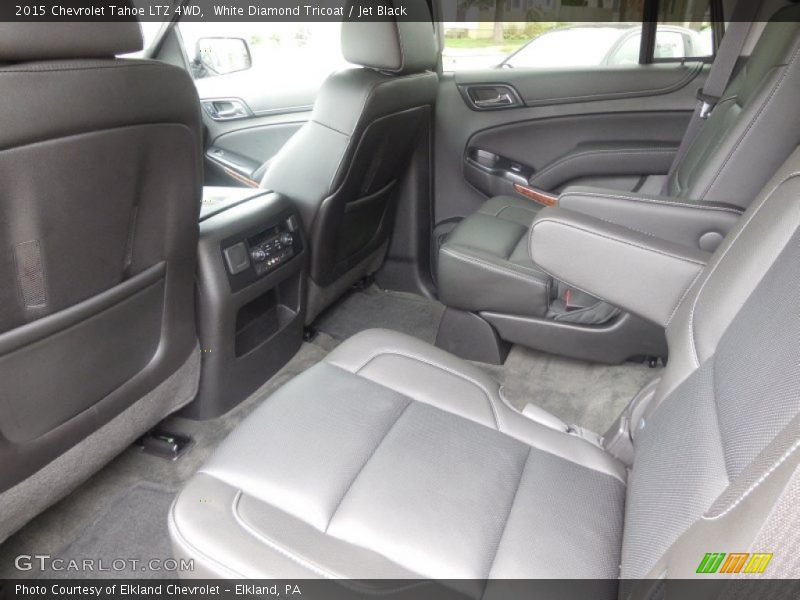 White Diamond Tricoat / Jet Black 2015 Chevrolet Tahoe LTZ 4WD