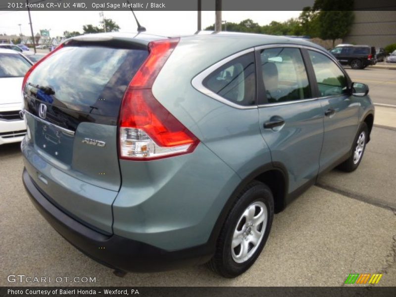 Opal Sage Metallic / Black 2012 Honda CR-V LX 4WD