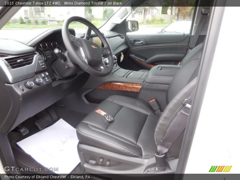 White Diamond Tricoat / Jet Black 2015 Chevrolet Tahoe LTZ 4WD