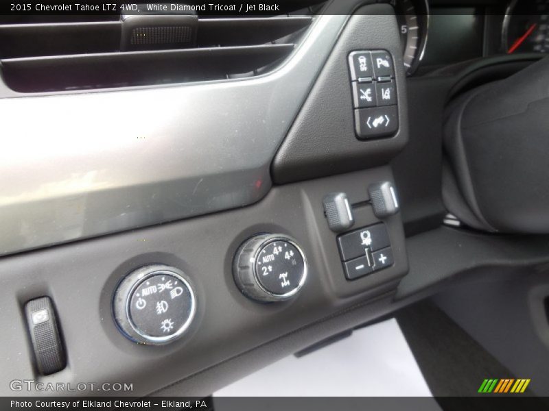 White Diamond Tricoat / Jet Black 2015 Chevrolet Tahoe LTZ 4WD