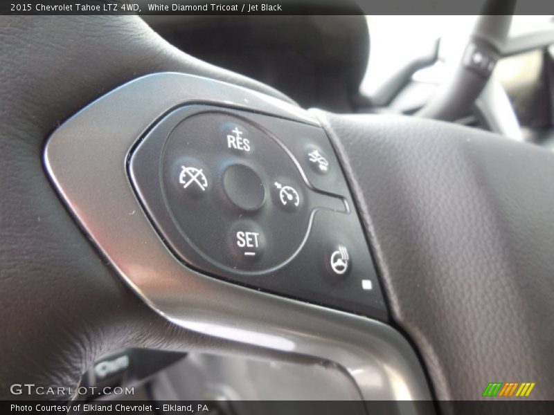 White Diamond Tricoat / Jet Black 2015 Chevrolet Tahoe LTZ 4WD