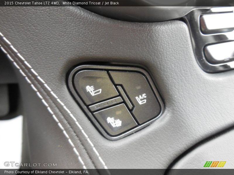 White Diamond Tricoat / Jet Black 2015 Chevrolet Tahoe LTZ 4WD