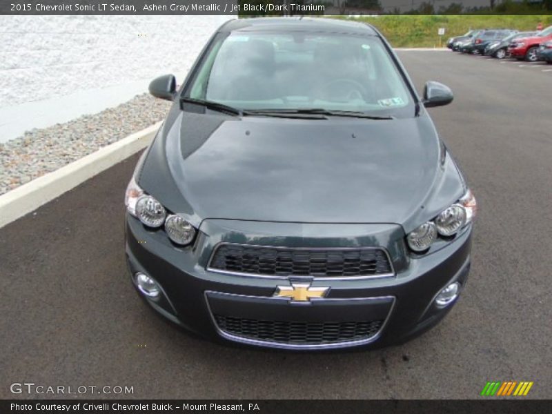 Ashen Gray Metallic / Jet Black/Dark Titanium 2015 Chevrolet Sonic LT Sedan