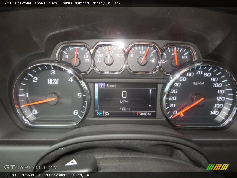 White Diamond Tricoat / Jet Black 2015 Chevrolet Tahoe LTZ 4WD
