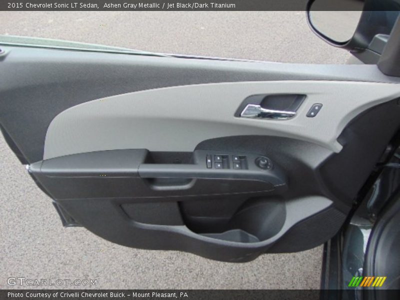 Ashen Gray Metallic / Jet Black/Dark Titanium 2015 Chevrolet Sonic LT Sedan