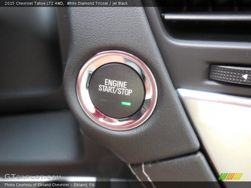 White Diamond Tricoat / Jet Black 2015 Chevrolet Tahoe LTZ 4WD
