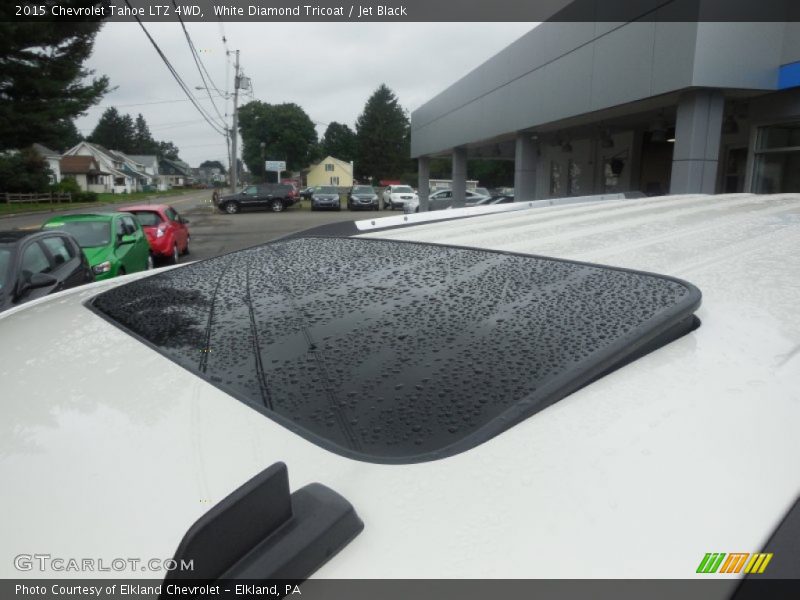 White Diamond Tricoat / Jet Black 2015 Chevrolet Tahoe LTZ 4WD