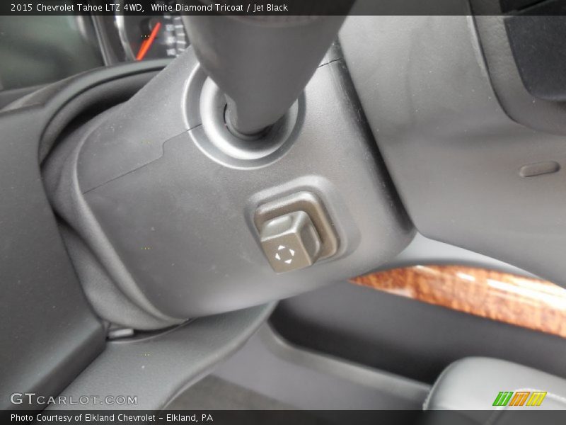 White Diamond Tricoat / Jet Black 2015 Chevrolet Tahoe LTZ 4WD