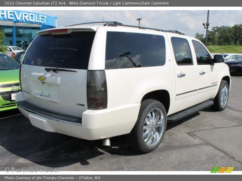 White Diamond Tricoat / Light Cashmere/Dark Cashmere 2010 Chevrolet Suburban LTZ 4x4