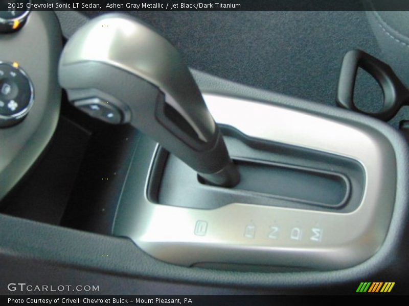 Ashen Gray Metallic / Jet Black/Dark Titanium 2015 Chevrolet Sonic LT Sedan
