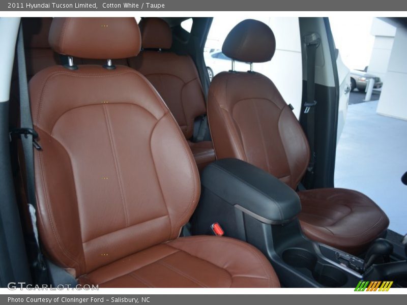 Cotton White / Taupe 2011 Hyundai Tucson Limited