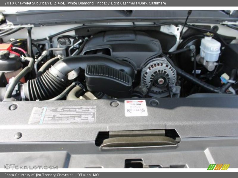 White Diamond Tricoat / Light Cashmere/Dark Cashmere 2010 Chevrolet Suburban LTZ 4x4