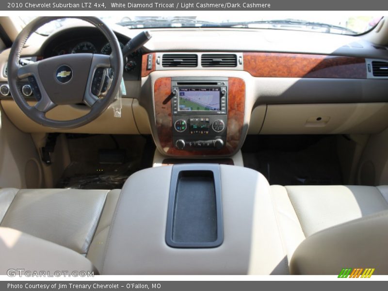 White Diamond Tricoat / Light Cashmere/Dark Cashmere 2010 Chevrolet Suburban LTZ 4x4