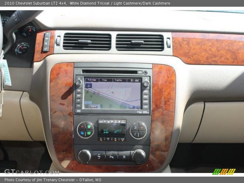 White Diamond Tricoat / Light Cashmere/Dark Cashmere 2010 Chevrolet Suburban LTZ 4x4