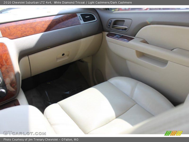 White Diamond Tricoat / Light Cashmere/Dark Cashmere 2010 Chevrolet Suburban LTZ 4x4