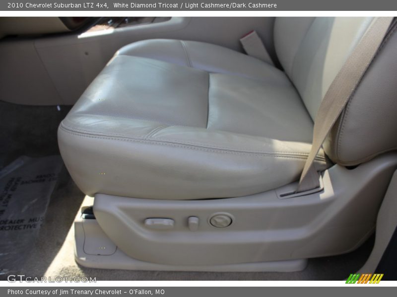 White Diamond Tricoat / Light Cashmere/Dark Cashmere 2010 Chevrolet Suburban LTZ 4x4