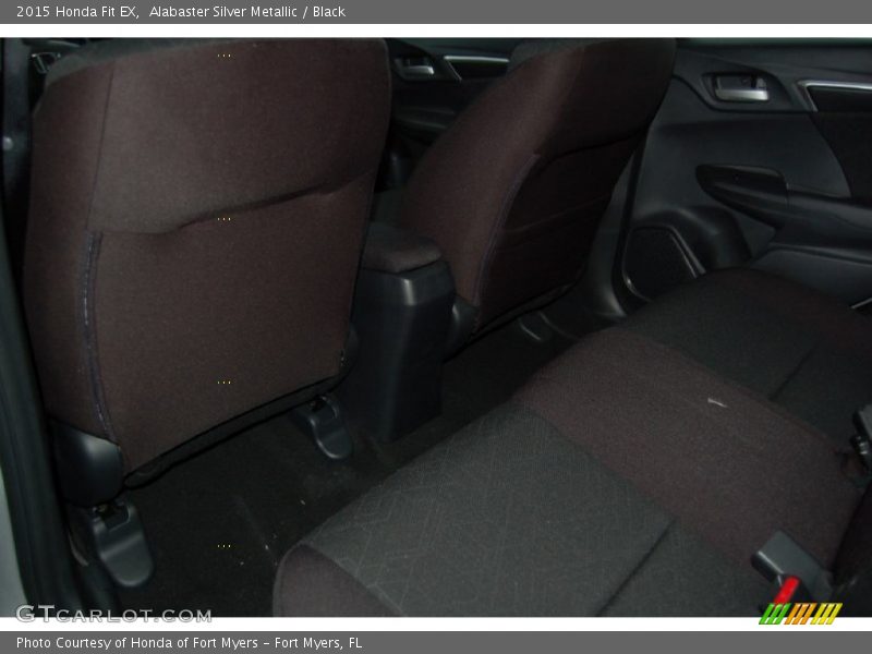 Alabaster Silver Metallic / Black 2015 Honda Fit EX